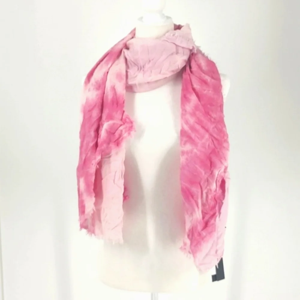Steve Madden Sarong Multi Scarf Pink One Size